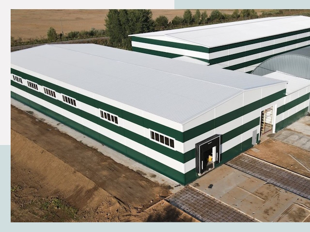 Строительство овощехранилищ в Карасуке