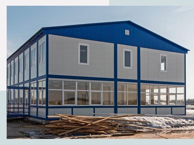 Строительство магазинов в Карасуке