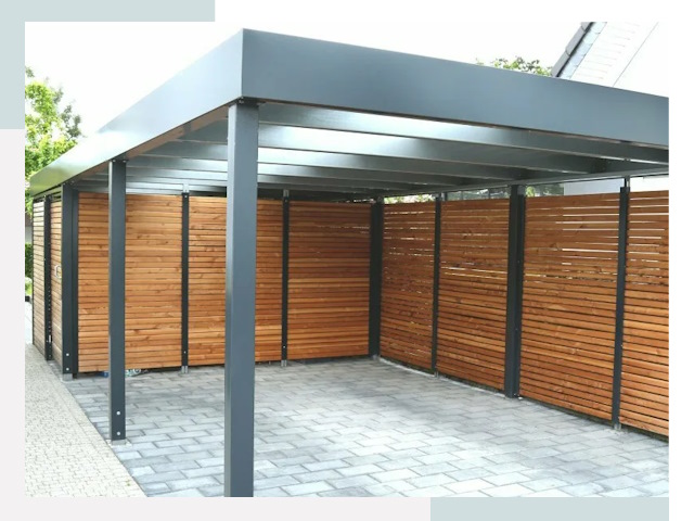 Навесы для парковки в Карасуке