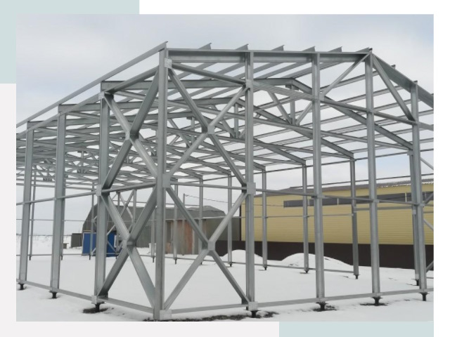 Каркасные ангары в Карасуке