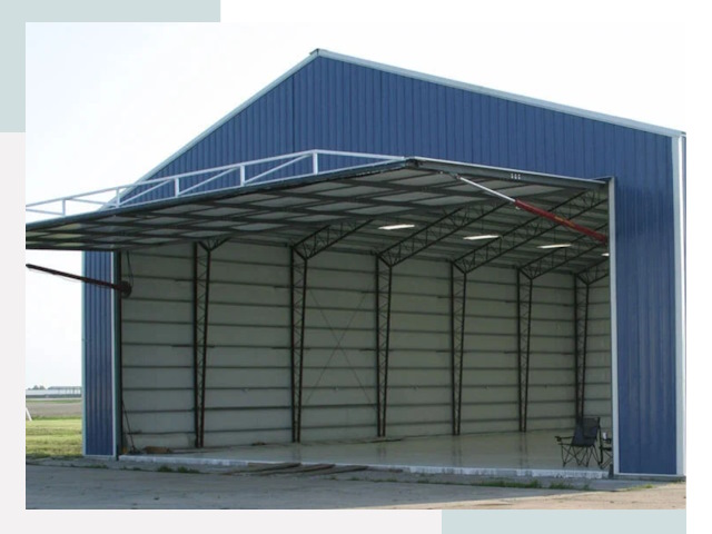 Прямо стенные ангары в Карасуке