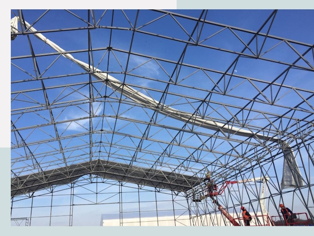 Шатровые ангары от 609 руб. в Карасуке и Новосибирской области