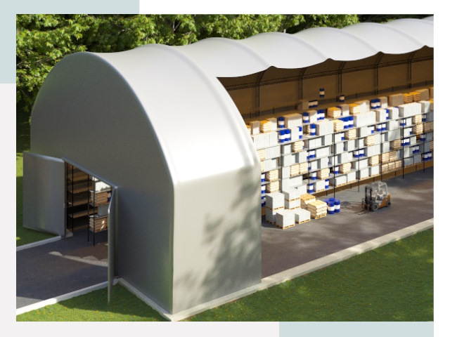 Тентовые ангары в Карасуке