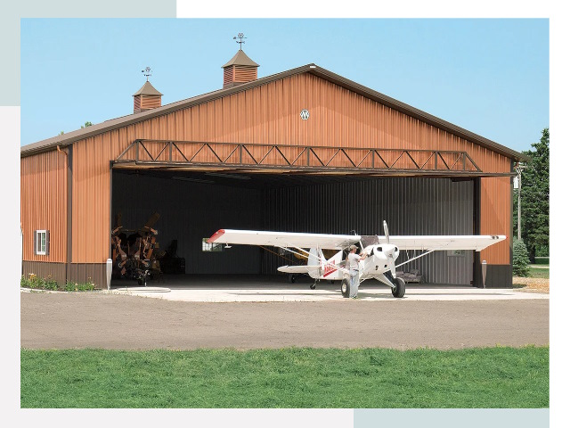 Ангары для самолетов в Карасуке