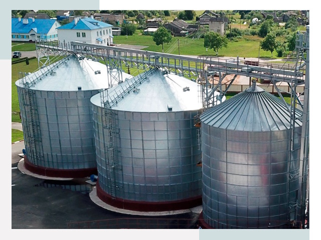 Металлические силосы в Карасуке