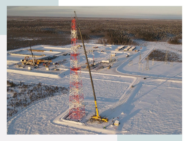 Мачты связи в Карасуке