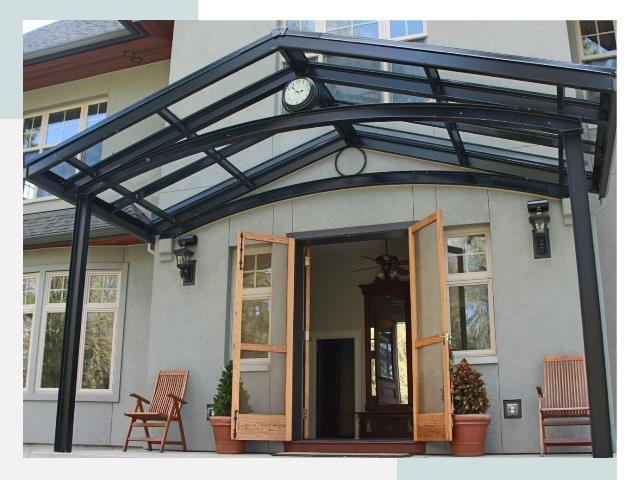 Козырьки металлические в Карасуке