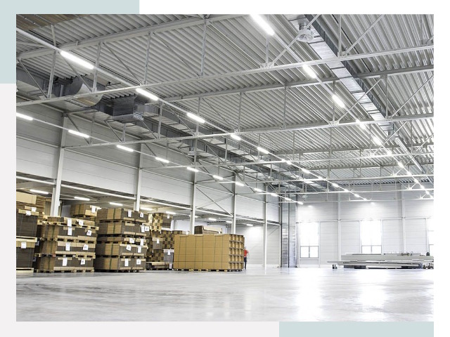 Освещение ангаров в Карасуке