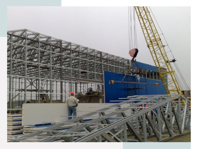 Монтаж ангаров в Карасуке